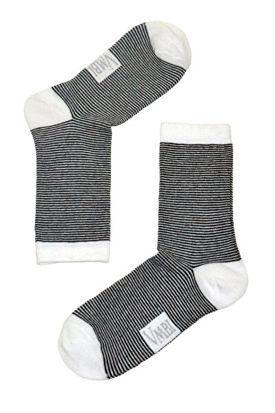 VMBI Women's Multicolored Horizontal Striped Socks