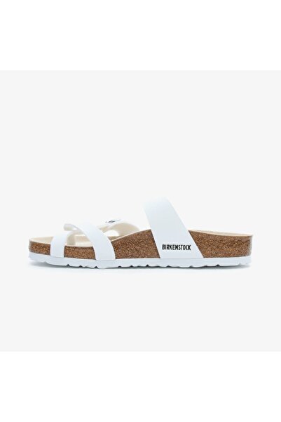 Birkenstock Μαγιάρι ΒΦ - 071051 Μοντέλο Λευκές Παντόφλες