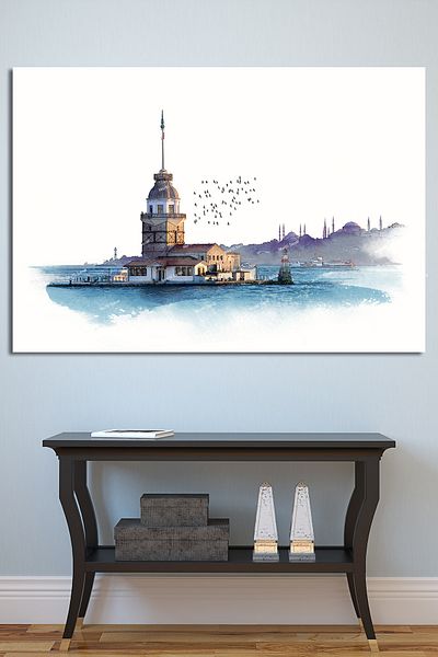 Morfil Sanat Atölyesi Turnul Fecioarei Istanbul Pictură artistică pe pânză