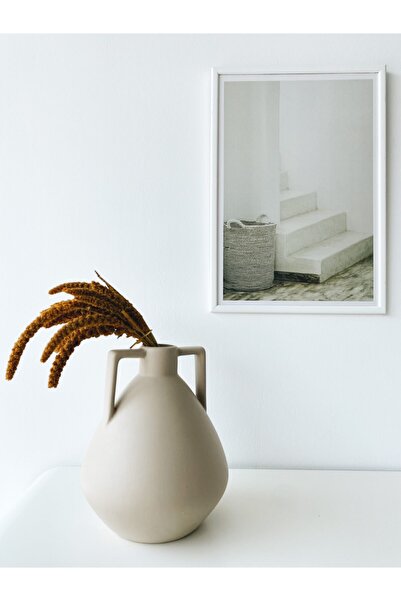 TROVE Tile Seramik Vazo Bej