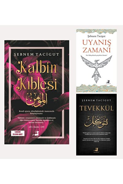 Olimpos Yayınları Şebnem Tacigut 3 Kitap Takım (kalbin Kıblesi - Tevekkül - U...