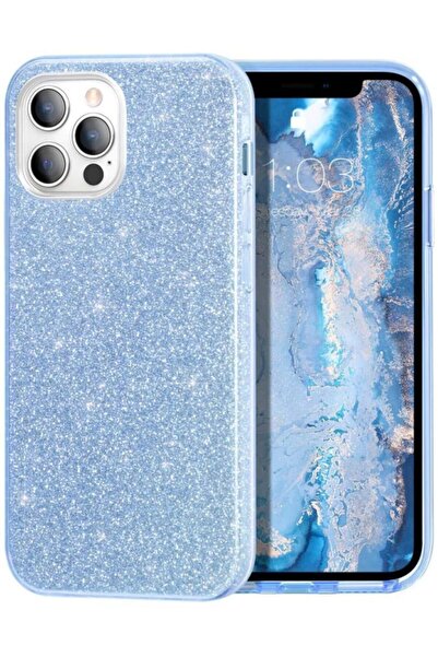 zore Iphone 12 Pro Max Kılıf Eni Parıldayan Taşlı Kılıf