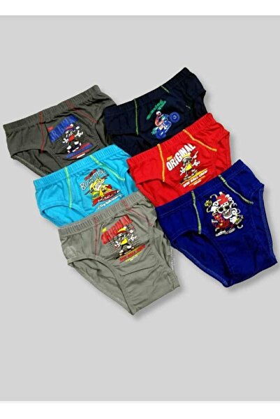 Tutku Момчешко многоцветно бельо, 6 броя в пакет