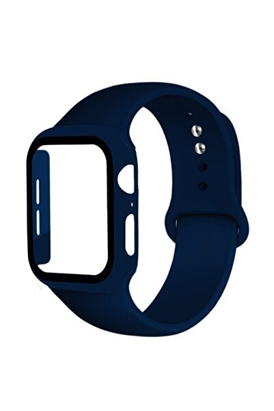 Ally Mobile Ally Apple Watch 4-5-6 44mm Silikon Kordon Kayış Ve Ekran Koruyuc...