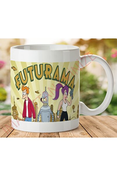 ART HEDİYE 1-164 كوب مطبوع على الجانبين من FUTURAMA.jpg