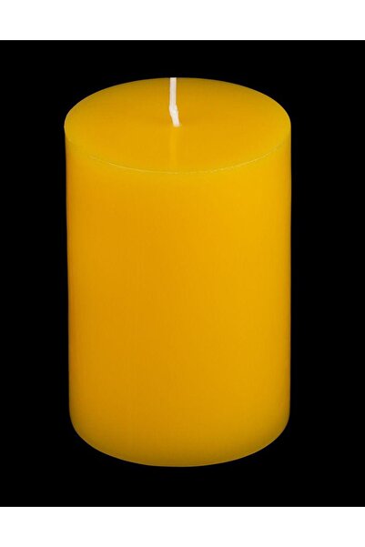 MumvemuM Citronella Sinek Kovan 7x10 Sarı Silindir Mum