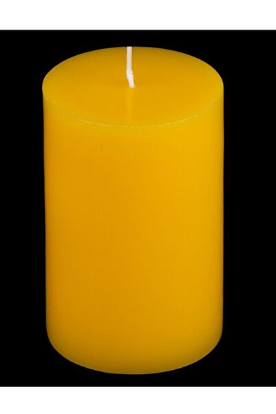 MumvemuM Citronella Sinek Kovan 7x15 Sarı Silindir Mum