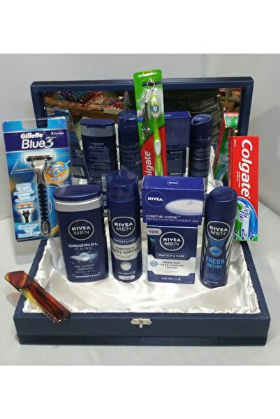 NIVEA Traş Takımı 10 Parça Deri Kutu Hediyeli