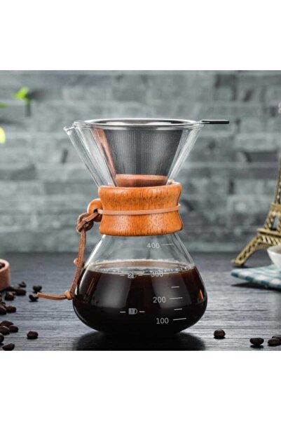 NURGAZ Filtre Kahve Cam Set 400ml
