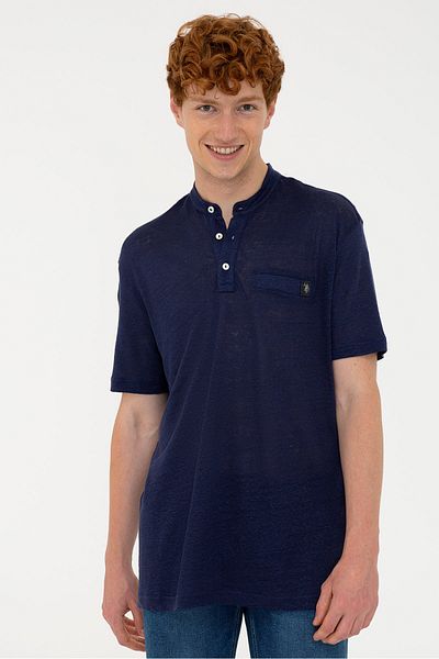 U.S. Polo Assn. Ανδρικό μπλουζάκι Navy Blue