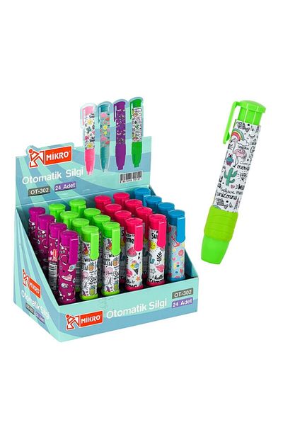 Mikro Ot-302 Model Eraser Girl Automatic Push