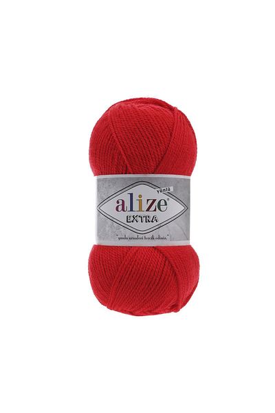 Alize 100 Gr Red-56% Acrylic Hand Knitted Vest Extra Booties Lanyard Color Code