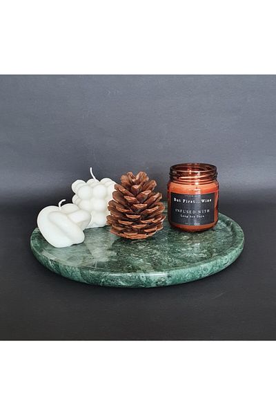 Panoramas Home Natural Marble Tray Presentation