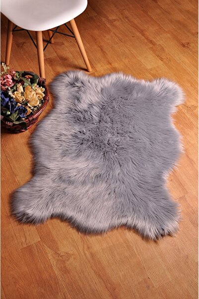 Tappeto Soft Peluş Kuzu Postu Gri