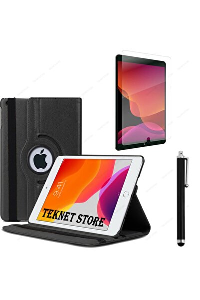 TEKNETSTORE Apple Ipad 10.2 Inç 9.nesil Uyumlu 360 Dönebilen Tablet Kılıfı + ...