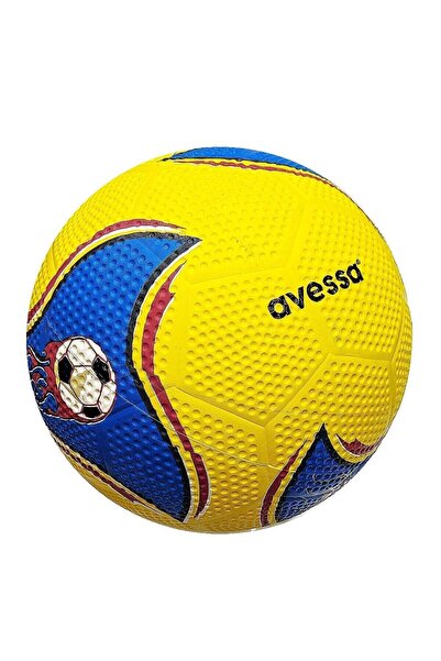 AVESSA Ftk-5 Dikişsiz Kauçuk Futbol Topu 382 Gr No5 Sarı Maç Topu Saha Topu