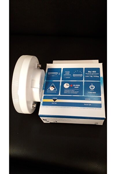 Ecolite 7w Gx53 Led Ampul G.ışığı(sarı Işık)