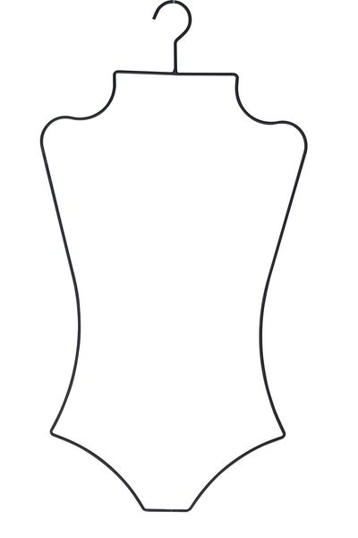 NYN White Color Metal Strap Body-Shaped Bikini Swimsuit - 1 Piece