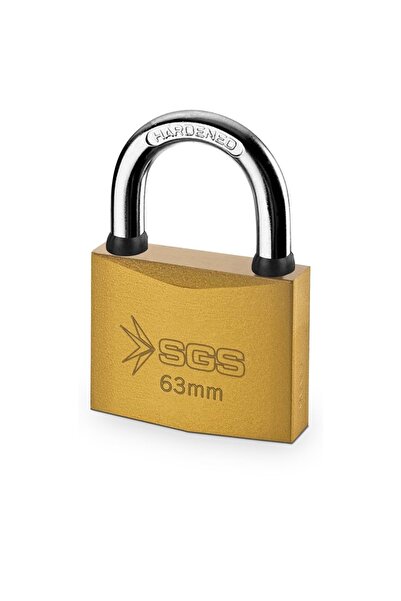 SGS Öztürk Sgs Asma Kilit Sarı Boyalı 25mm