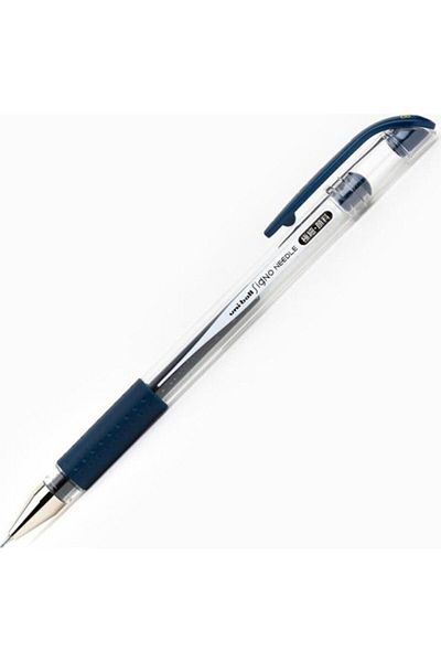 UNİ-BALL Uniball Signo - 0.38 Blue Black Needle Gel Needle Pen, 2 Pcs