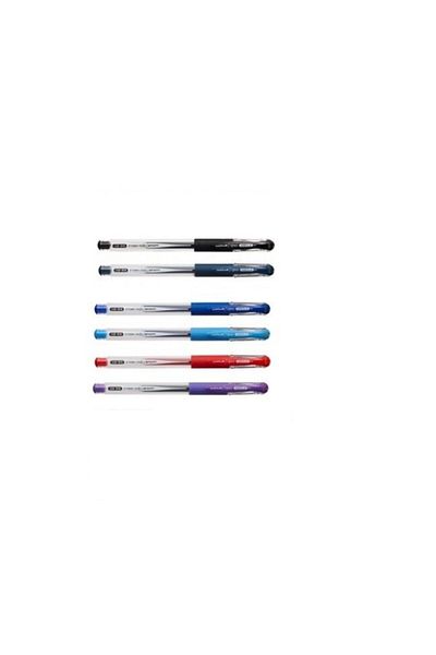 UNİ-BALL Signo Needle Gel Needle Tip Pen 0.38 6 Colors