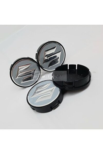 YED Jant Göbeği Suzuki 58/55 (55mm Yuva) 4'lü Set Silver