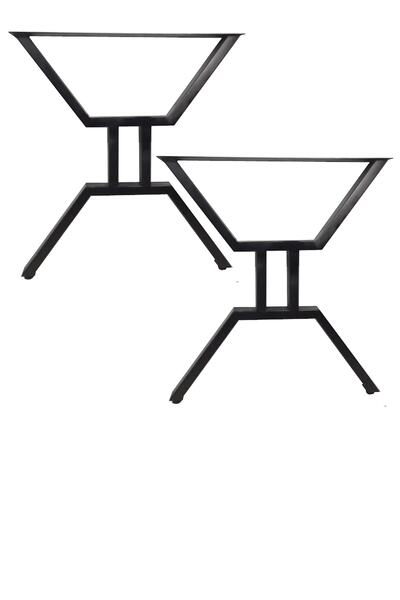 CVTdesign Metal Masa Ayakları Ahşap Masif Bilgisayar Çalışma Yemek Masası Aya...