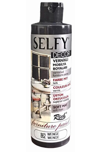 Tual Hobi Sanat Rich Selfy Decor Vernikli Akrilik 862 Wenge 240ml