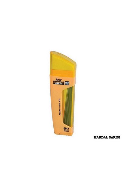 Serve Διπλό Erase Min-ερασμός 0,5mm Μύτη Κίτρινο