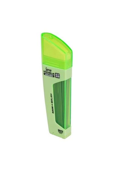 Serve Double Erase 0.7mm Apple Green - Min & Eraser