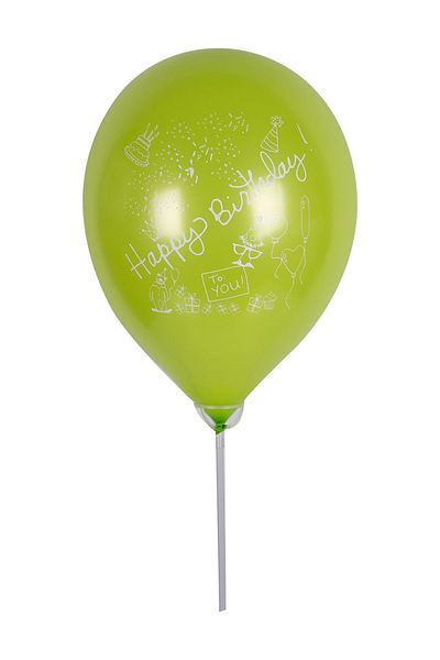 Kına Atölyesi Happy Birthday Balloon Mixed Color 10 Pieces