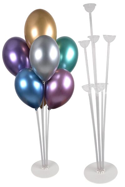 Kına Atölyesi Balloon Stand 7 Pieces with White Base
