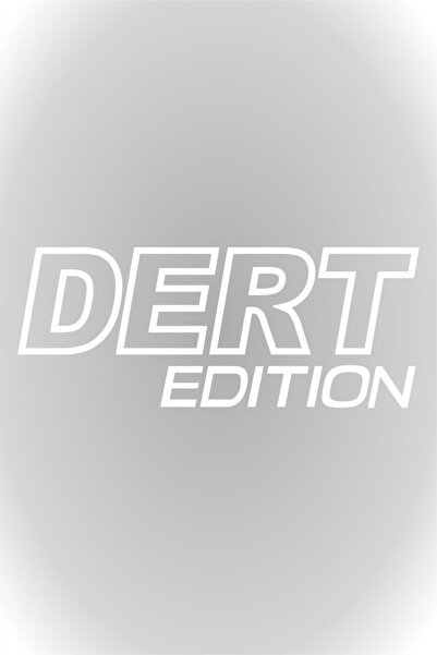Quart Aksesuar Dert Edition Auto Sticker Car Glass Sticker White 20 X 8 Cm