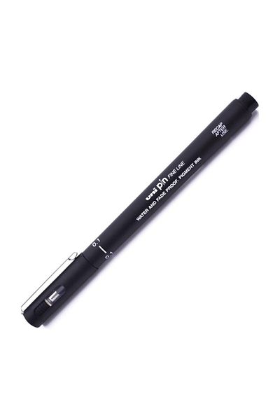 UNİ-BALL Pin 01200 - 0.1mm Blue Drawing Pen
