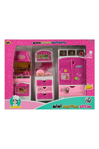 OYDAS Oydaş Oyuncak Minik Şefler 3'lü Mutfak Seti Fuşya