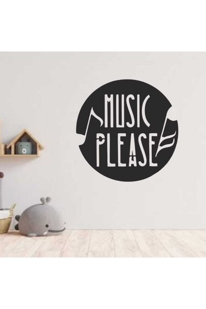 Generic Brand Music Please 40 X 40 Painting Laser Cut Wall Decoration & Ornament