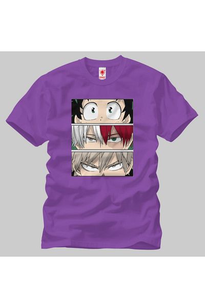 Built By Crazy Μπλουζάκι Unisex My Hero Academia Face Eyes