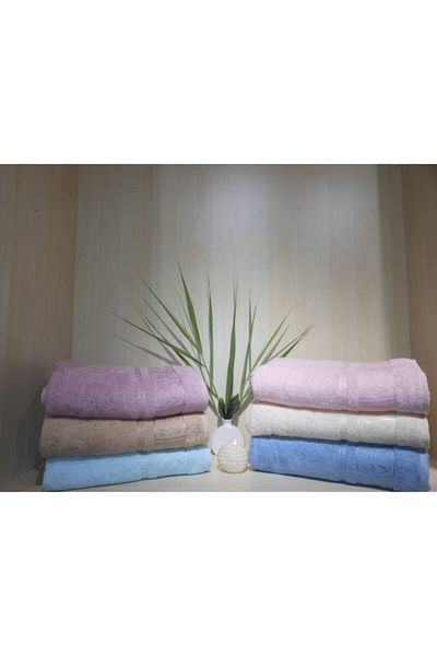 Onur Home Collection Honor Bamboo Silver Textile Collection - 6-Piece Hand Towels