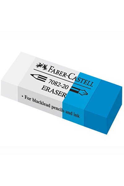 Faber Castell Μπλε-λευκή Γόμα