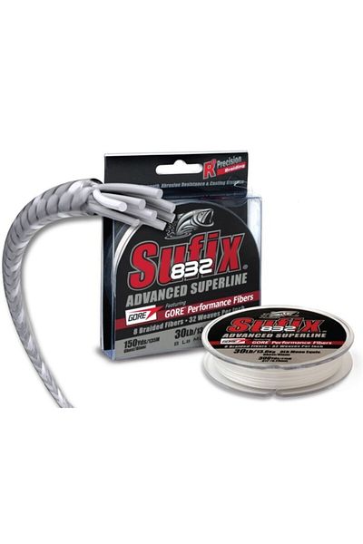 SUFIX 832 Advanced Rope Line 120m Ghost (white)