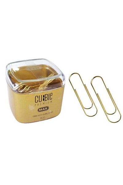 Mas Cubbie Premium Paper Clip 50mm Gold (1 Pc)