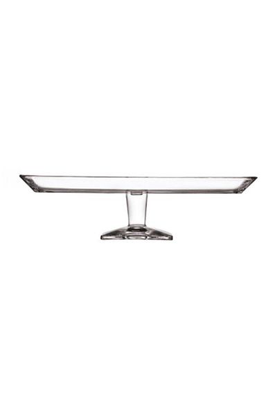 Paşabahçe 4-Piece Nude Footed Baton Serving Plate/Presentation Plate
