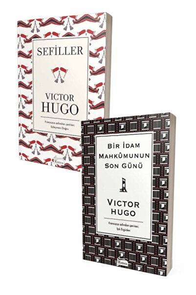 Koridor Yayıncılık Victor Hugo Bez Ciltli 2 Kitap Set (sefiller + Bir Idam Ma...