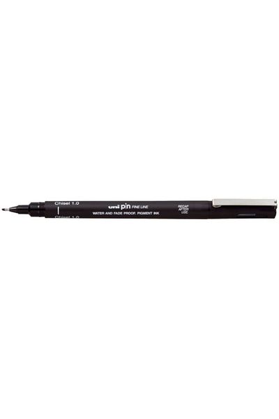 UNİ-BALL Uni Pin Chisel 1.0 CS1-200 Black 3 Pieces