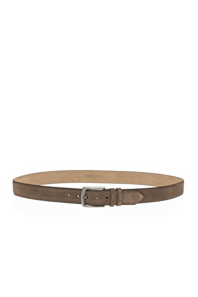 SARDINELLI Erkek Hakiki Süet Deri Kemer