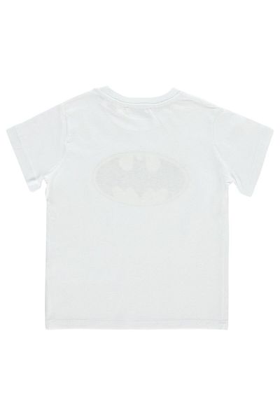 Batman Boy's T-Shirt 2-5 Years White