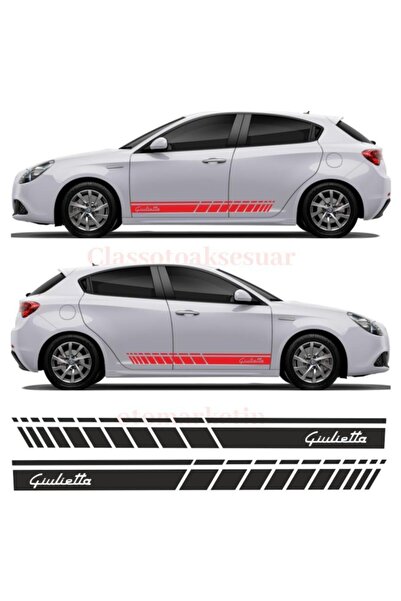 Carmind ملصق سيارة ألفا روميو جوليتا بشريط جانبي