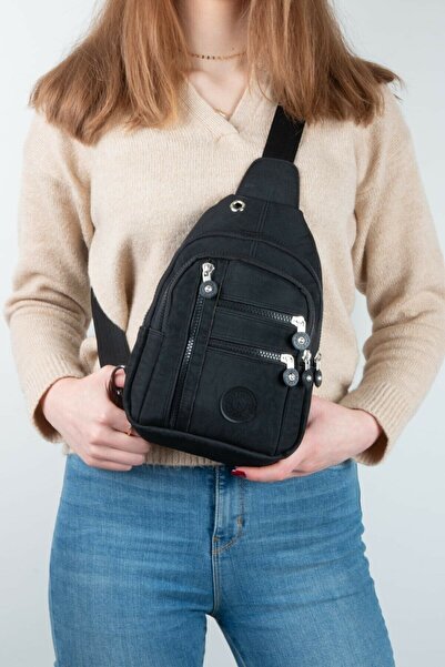 KYLE XM Unisex Μαύρη τσάντα στήθους Cross Body Bag