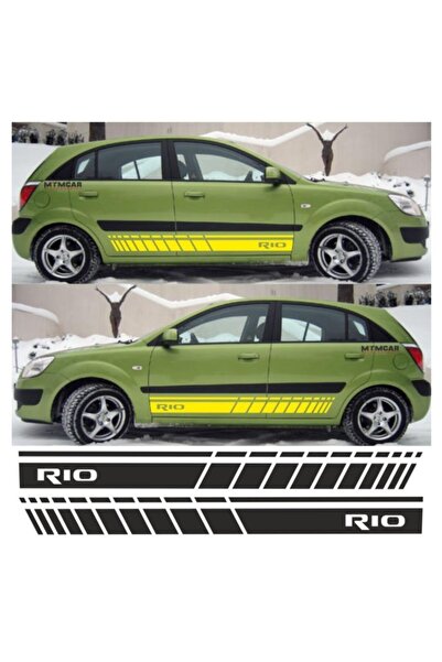 Carmind ملصق سيارة بشريط جانبي من كيا ريو