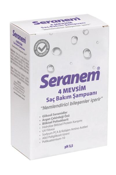 Seranem Nemlendirici Keratin 4 Mevsim Saç Bakım Şampuanı 150 Ml